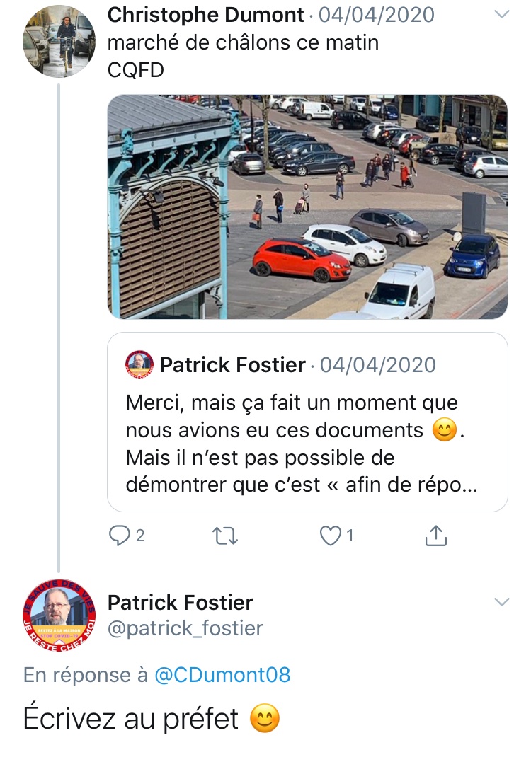 leccmz2020's tweet photo. @patrick_fostier @VilledeCMz @Prefet08 @boris_ravignon @cci_ardennes @ChambreAgri08 Tiens, nous qui pensions que cette demande était portée par @CDumont08 depuis la fermeture des marchés. https://t.co/CYXN5YP7o7