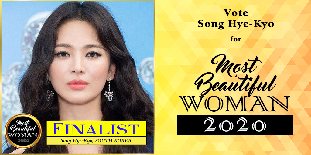 starmometer's tweet photo. Vote for #SongHyeKyo of South Korea in the finals of #MostBeautifulWoman2020:

1 Like = 10 Votes
1 Retweet = 10 Votes

You can also vote for her via Facebook, Instagram, and Online Poll. Visit Starmometer for more details: https://t.co/5E0OsEaWFH https://t.co/V5htFQKipl