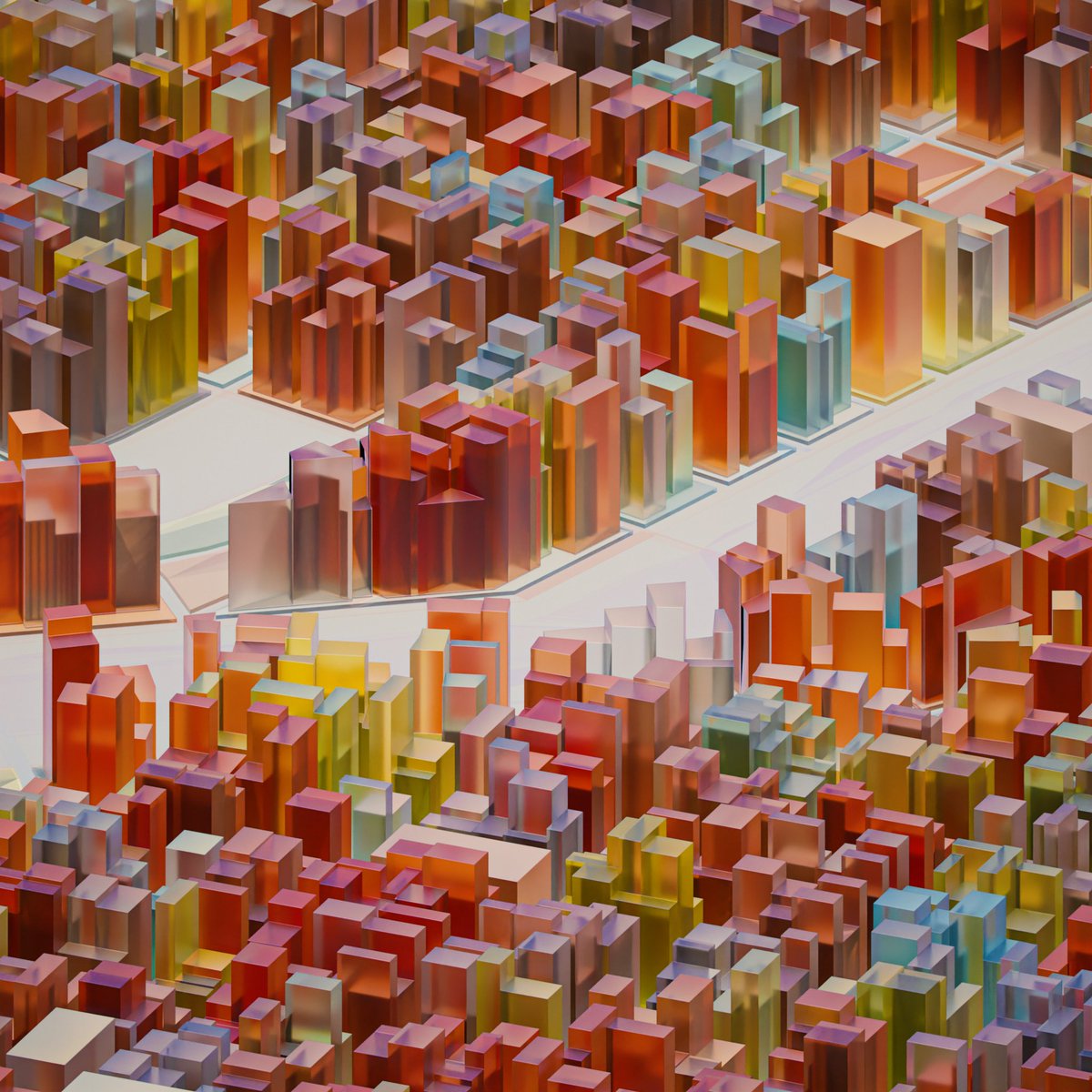 crystalboxes's tweet photo. Played with a City Map Generator by @probabletrain 
#blender #b3d #houdini #render #3d https://t.co/rq3e3Ow5ZA