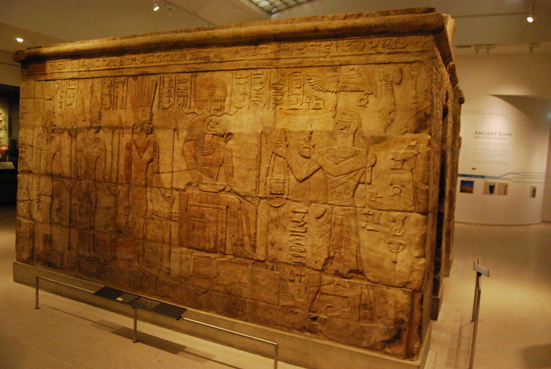 taharqo's shrine built in 680 BC inside his larger temple at kawa -ashmolean museum #historyxtthe shrine symbolically functioned as the "dwelling" of king within the temple by the king who was chosen as pharaoh by amun of napata "lord of the throne of Two-lands"25th dynasty