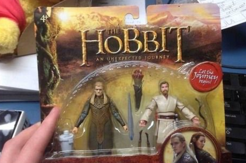 djargent2003's tweet photo. 🙄 Interesting mash-up...   #StarWars #LOTR https://t.co/OIuCwJmYk2