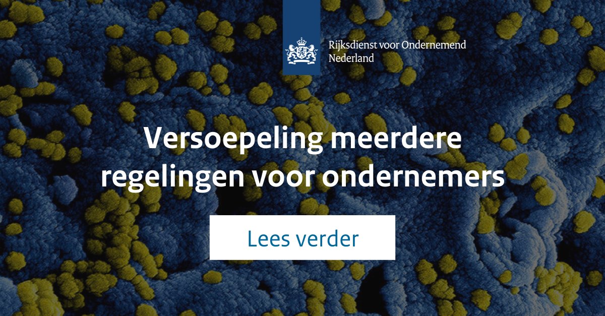 4 regelingen voor ondernemers die getroffen zijn door de #coronacrisis zijn aangepast. Zij kunnen langer en tegen soepeler voorwaarden aanspraak maken op financiële ondersteuning. Het gaat om de #SEED-regeling, #GO, #BMKB en de #TOGS. Lees verder ➡️ bit.ly/3fajBcA