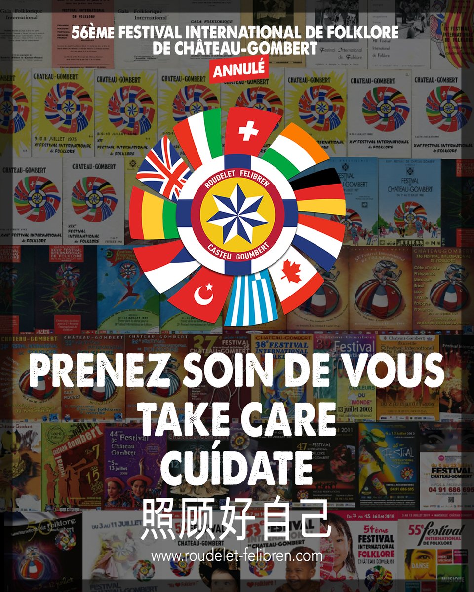 Chers amis festivaliers, artistes, bénévoles, hébergeurs et partenaires, c’est le cœur lourd et après mûres réflexions que nous vous annonçons que pour la 1ère fois en 56 ans, le Festival ne pourra avoir lieu. Prenez soin de vous, on se retrouve tous l'année prochaine !