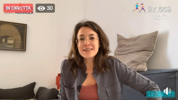 Federmanager's tweet photo. La nostra Dina Galano introduce il prossimo slot di Video #maratonamanager https://t.co/cy4gwHyPBL