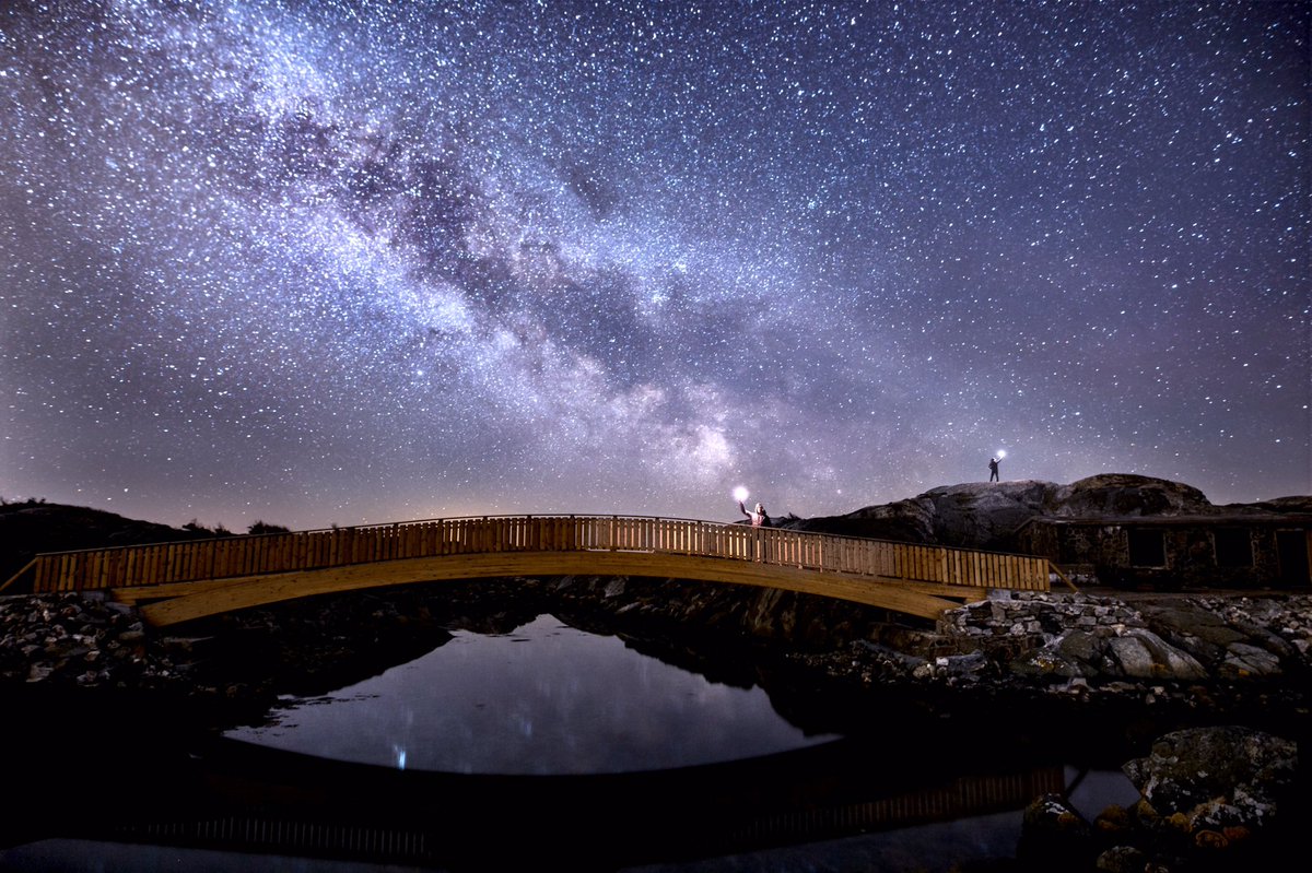 Bridge of stars! <a href="/CanonUKandIE/">Canon UK and Ireland</a> <a href="/SigmaImagingUK/">SIGMA UK</a> #milkyway #bridges #NightPhotography Canon 6D + Sigma 20mm f1.4A