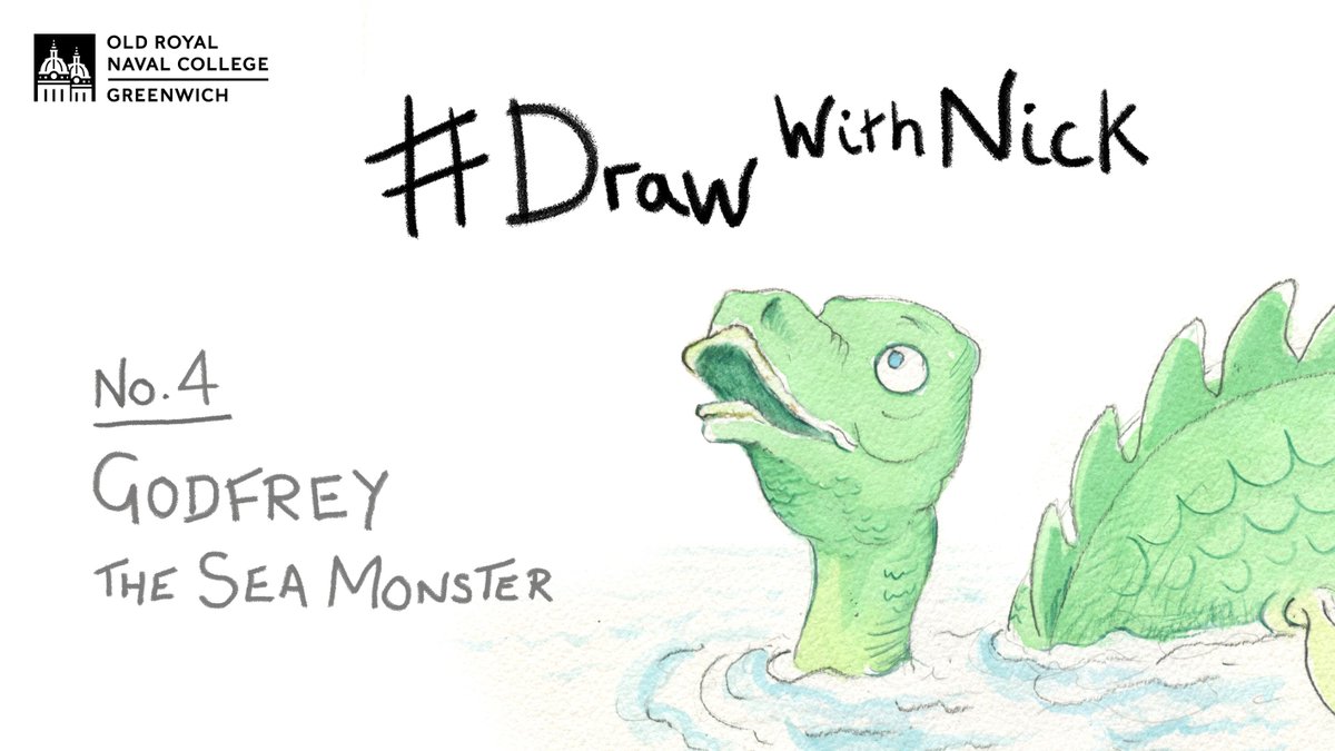 We've got a new drawing tutorial for the kids to try! Have a go at drawing Godfrey the Sea Monster with <a href="/nickillustrator/">Nick Ellwood</a>! youtu.be/rfgQZAfdFCQ