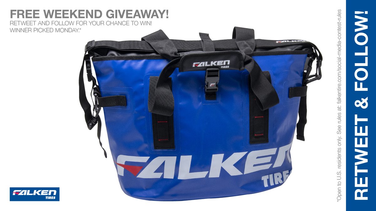 Keep your things cold OR dry w/a #Falken waterproof bag. RT &amp; follow #FalkenTire to enter to #win this #giveaway #contest #prize or other #swag! Rules: bit.ly/2grA0A4 2nd day