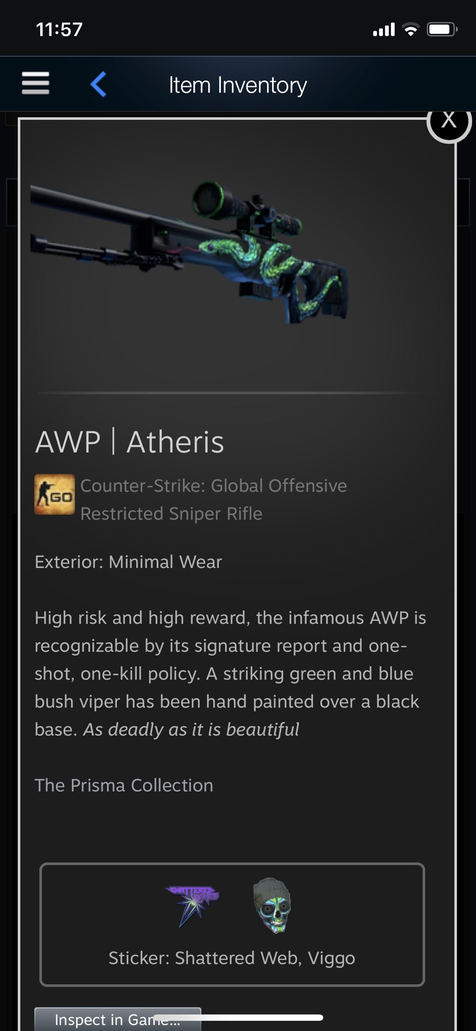 Buy StatTrak AWP  Atheris (Minimal Wear) - Cheap - !