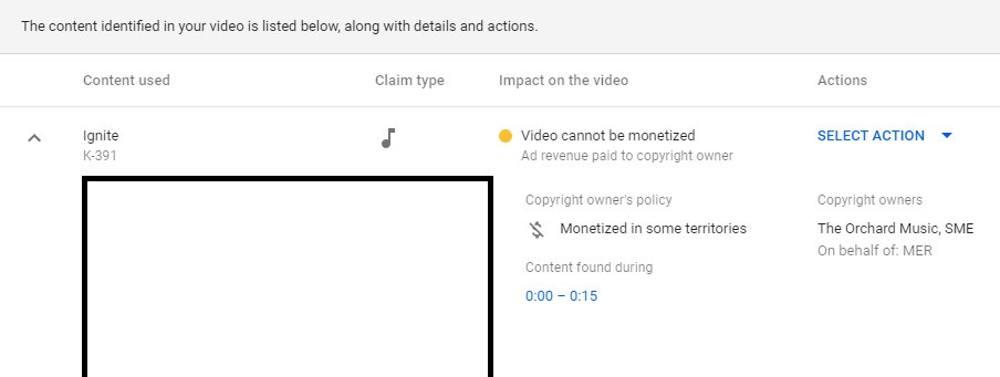 isotoxx's tweet photo. @TeamYouTube Why my video has been copyrighted with the intro music, its just a few seconds and the song was not the actual song from the owner, it was edited a bit. kindly check please. https://t.co/ph7ymnitkk