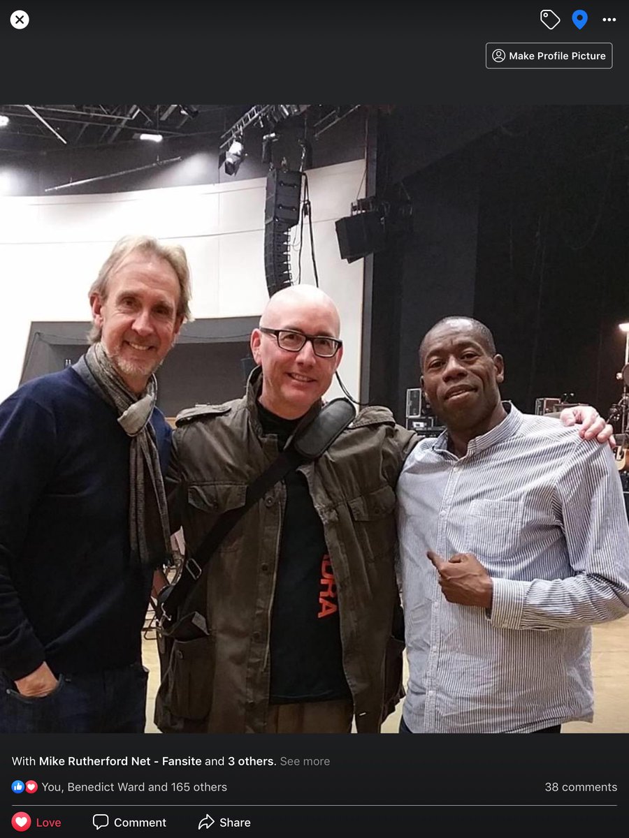 WardAndrewGM's tweet photo. Wow, 5 years ago tonight (at @PlymPavilions ): a great night... 😍👍😀❤️ #mikerutherford #andrewroachford @officialmatm @roachfordmusic  @timhowar @lukejuby Anto Drennan, Gary Wallis @Jodlet #mikeandthemechanics https://t.co/H6kziox2ZN