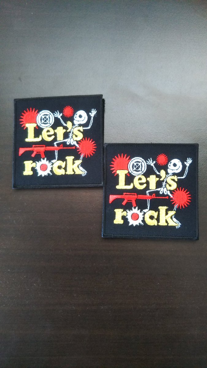 mild1mild1's tweet photo. Let's rockさんからも、本日パッチ届きました!☺ありがとうございます。コロナに負けす皆さん一緒に頑張りましょう!早く心置きなく皆さんとゲームしたいできるね。#letslock
#レッツロック #サバゲー #サバゲーマーさんと繋がりたい https://t.co/l8Vif6qJ2J