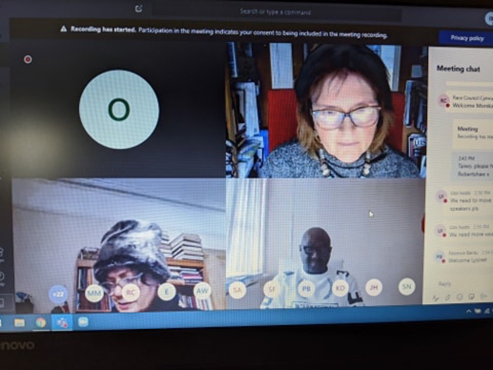 rcccymru's tweet photo. Brilliant meeting with 49 members of our NorthWales Cultural Hub to share thoughts on impact of Covid -19 on BAME communities in North Wales. Thanks to @JaneHutt & @WelshGovernment for attending. @iolanda_banu @ClpwW @BAWSO @mariangwyn @NWalesAfricaSoc #AngloPolish @ColinDaimond https://t.co/gRhOakmXkA
