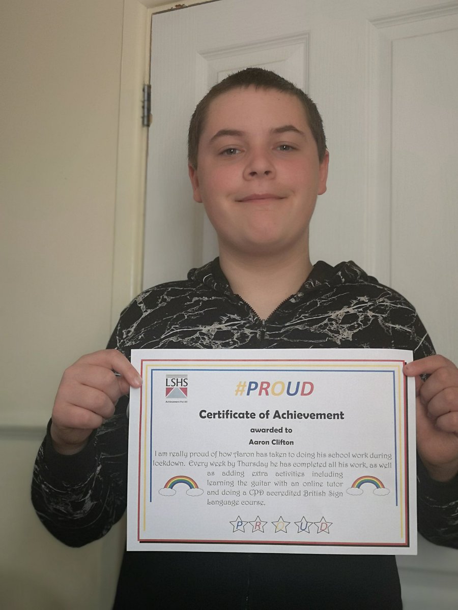 Beebopsuk's tweet photo. Well done Aaron great work #proud thank you @lshsnews https://t.co/qfJPlRt08O