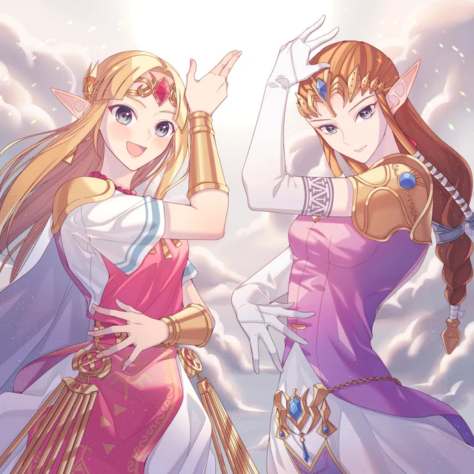 スマブラゼルダ姫・ダブルファントム召喚ポーズ

(SSBU Zelda &amp; SSB4 Zelda) 