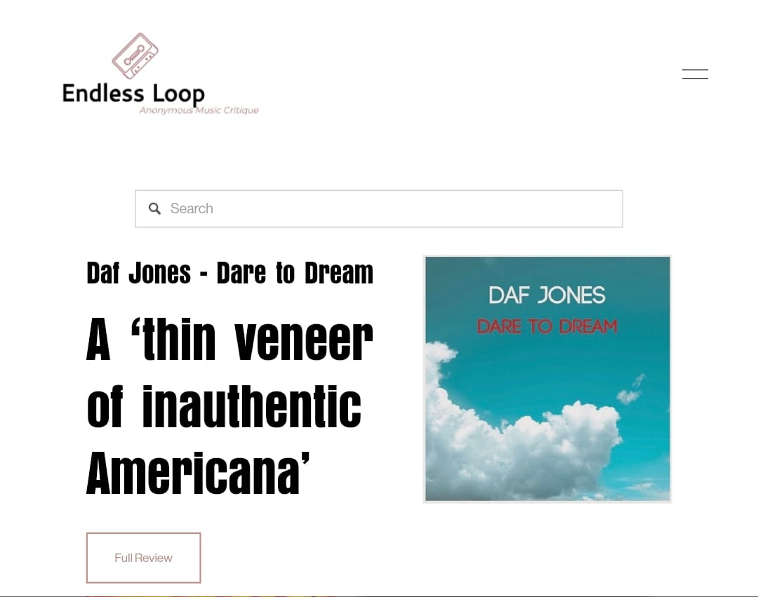 TheEndlessLoop_'s tweet image. Today @dafjonesmusic appears in endlessloop.co.uk 🎉

So is Welsh Rodeo Soft-Rock a thing?