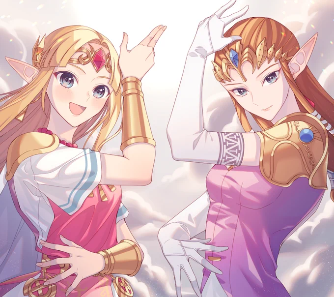 スマブラゼルダ姫・ダブルファントム召喚ポーズ

(SSBU Zelda &amp; SSB4 Zelda) 