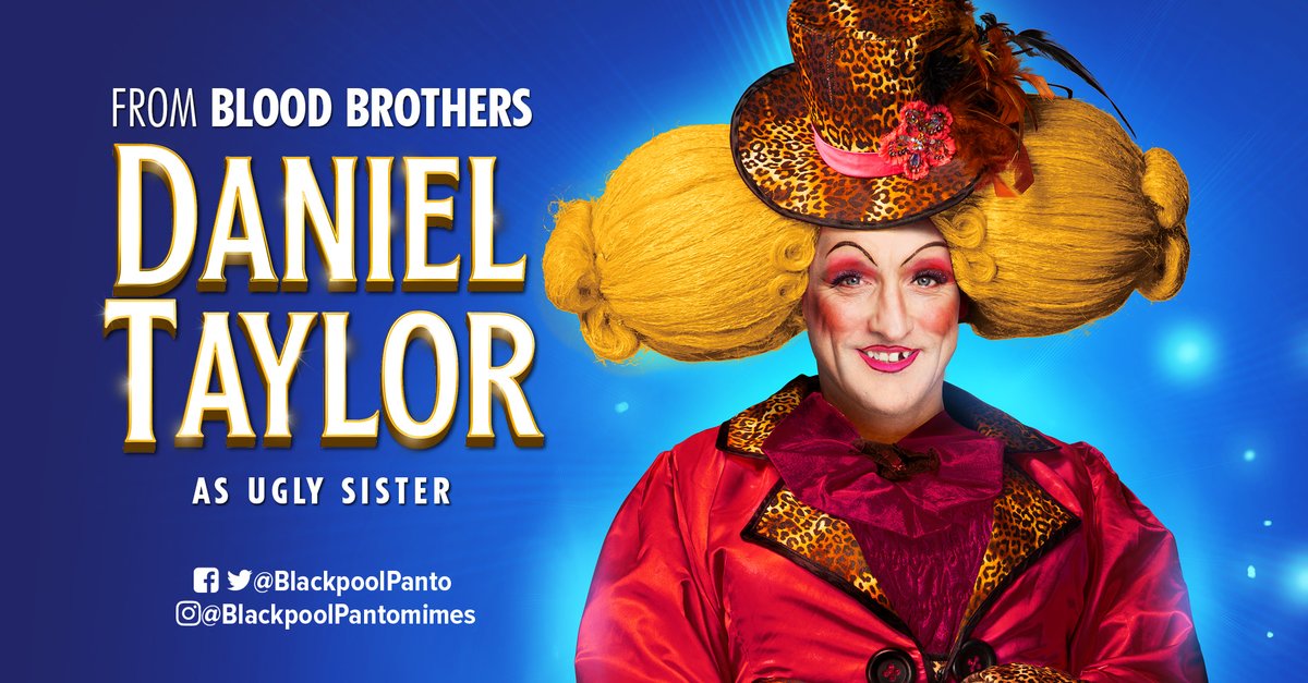 You might recognise this award-winning actor from Brookside, The Bill or Blood Brothers. <a href="/DanielTayloresq/">Daniel (Danny) Taylor</a> joins the #CinderellaBlackpool cast as Ugly Sister! 👠