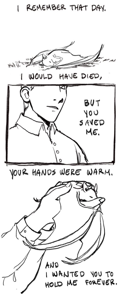 an au where Ira, a little bat, wishes on a shooting star to meet Lynn, the human that saved him, #万圣街