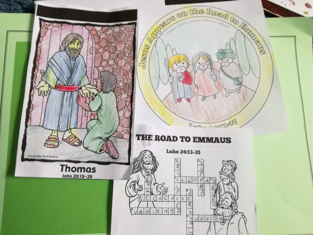 StCathBrynamman's tweet photo. Some of the lovely crafts and worksheets completed by our little gang this week. ๐๐๐๐โ๏ธ
See you all at 12 tomorrow on Zoom.
#VirtualSundaySchool https://t.co/qV8qZ2rx3L