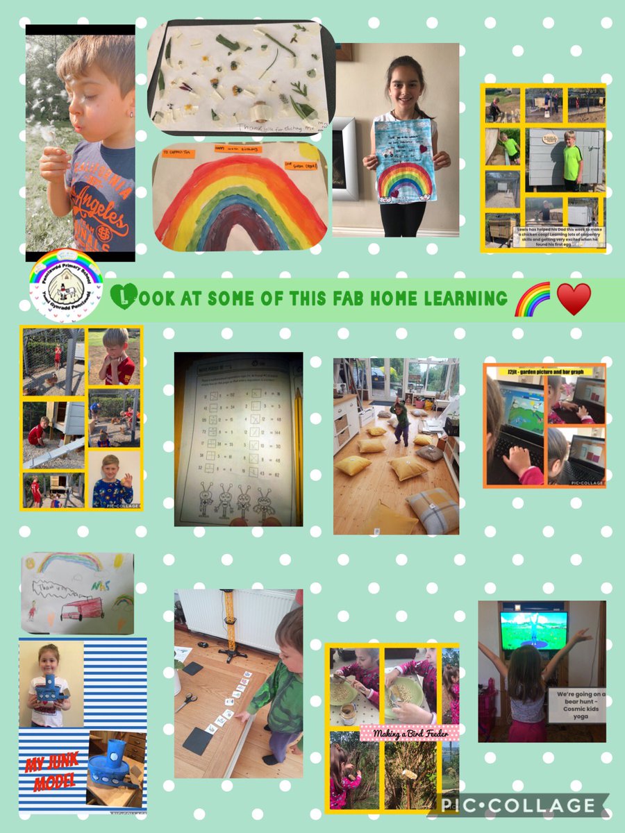 Penclawdd's tweet photo. 🌟 Look at some of this weeks fabulous home learning 🌟. Please keep sending me your lovely activities and work on SeeSaw. #Pencstaysafe #Penchomelearning #Penccomm🌈♥️ https://t.co/Y7MfXPXTKN