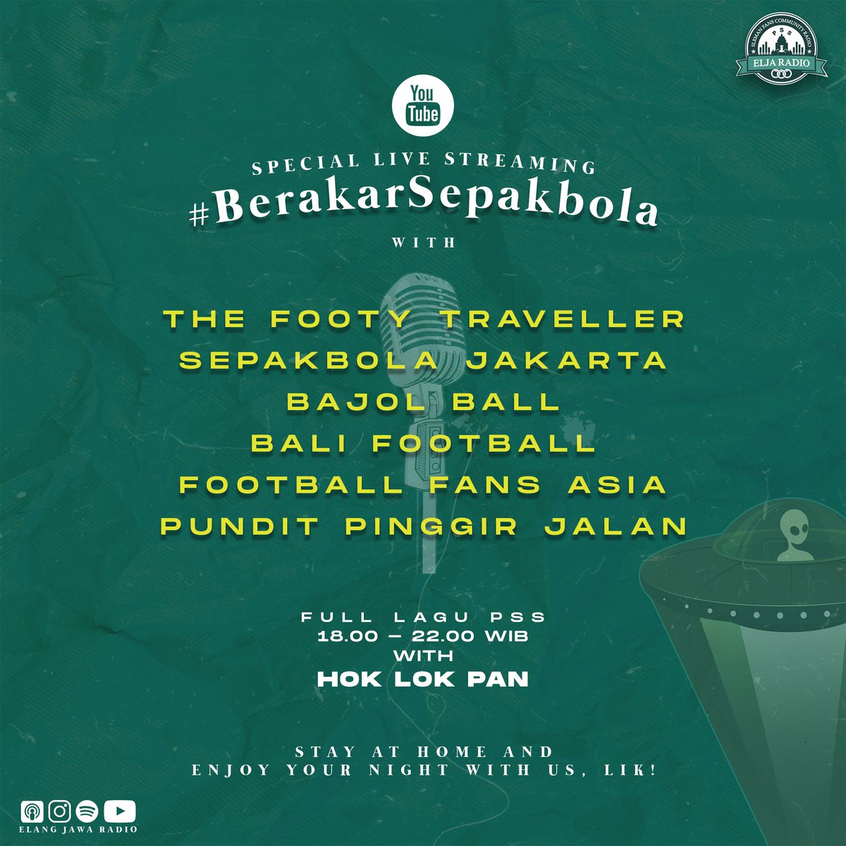 We will listen to @elja_radio tonight and might talk to them as well. <a href="/footytraveller_/">The Footy Traveller</a> and <a href="/Bali_Football/">Bali Football</a> might be on there as well :)