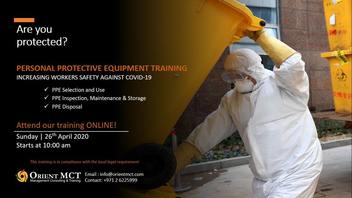 OrientMct's tweet photo. Preventive and mitigation measures are key
#AreYouProtected #PPE #Protection #WorkSafely https://t.co/0HZoq8Bigw