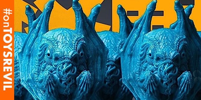 toysrevil's tweet image. #toynews  #onTOYSREVIL: bit.ly/3ff8ChZ 

#KaijuSmuggler&apos;s CHTULHU Resin Statue Now On Pre-order in 2 sizes!

#CHTULHU