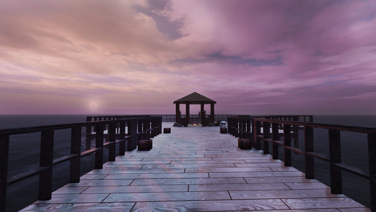 Who wants to go fishing and grilling? #DayZ is full of opportunities and a pier is the place to be at sunset 😍