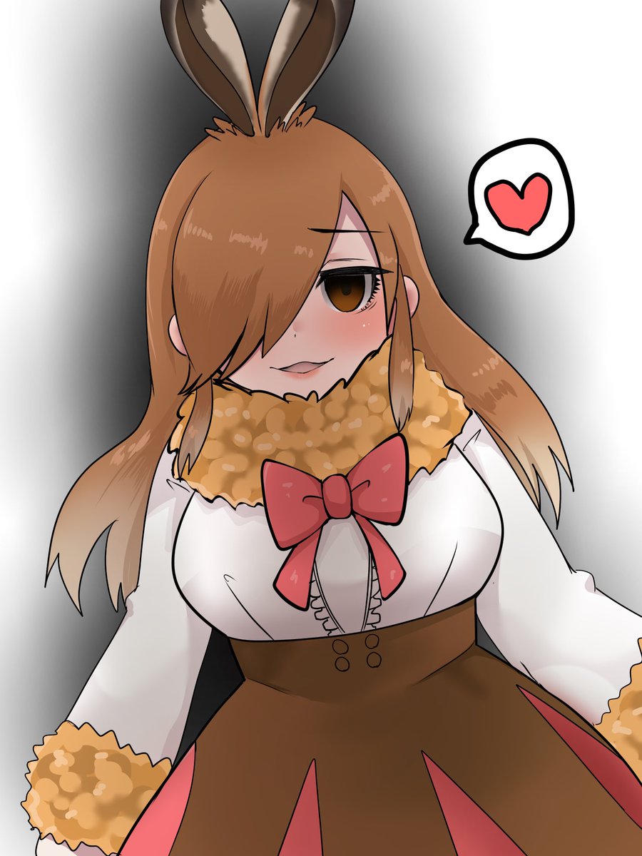 たくさん愛してくれそうなヤブノウサギちゃん描きました あら丸のイラスト