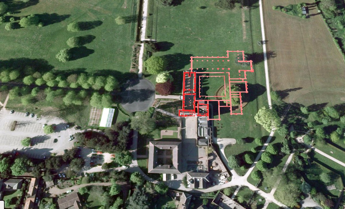 Rufford Abbey, Cistercian, f. 1136, suppressed 1536, much what you expect plan-wise. only W ranges survived, church partly built over by house which itself was partly demolished in 1959. Lovely clean EH plan but oddly not laid out on the lawn