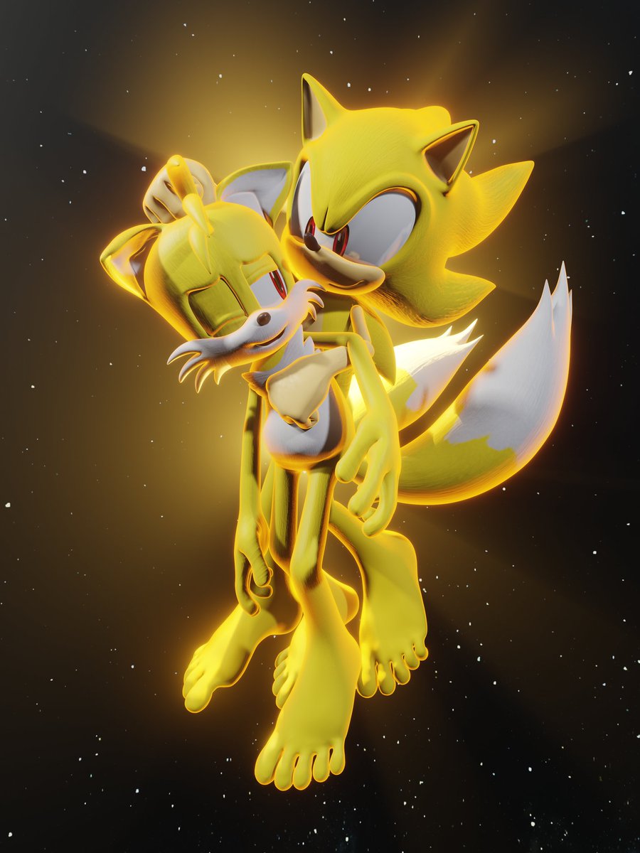 🇭🇰🔥Kingston the Angel of Fire🦊 on X: A picture of Super Sonic