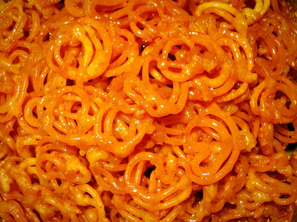 JalebiIs one of the most popular sweets in the Indian Subcontinent. It is unclear how and where it originated. It might even have a Semitic origin. But what is clear is that was introduced into India by Central Asian empires in the last millennia.