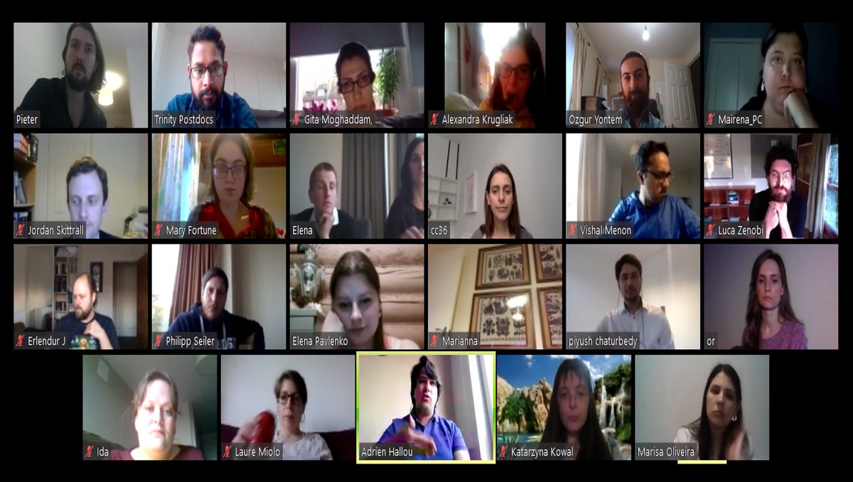Chunendra28's tweet photo. Was my honour to serve the Postdoctoral Society @TrinCollCam 2019-2020 as its President! We conducted an election for the 2020-2021 team, and the handover happened online. The society of 200 members now goes to our 1st female President @MS_Oliveir. Congrats! @CamPostdocs @opdacam https://t.co/SQY1LUhjbH