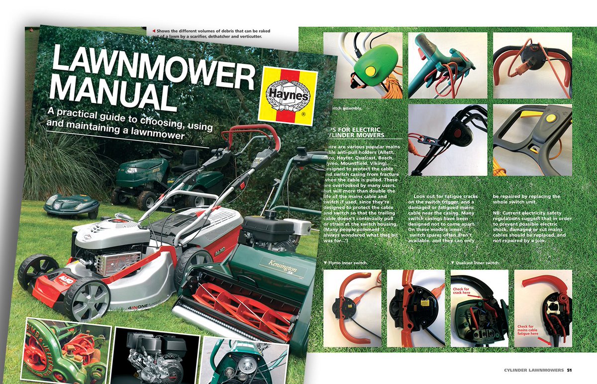 HaynesManuals's tweet photo. (🇬🇧) Today on #TheDailyHaynes: Learn about the art of #lawncare, with the help of this #free extract from the Haynes Lawnmower Manual…

📚👉 https://t.co/maZxGHOnNN
(You can save 40% off the full book, too!)

#dailyinspiration #SaturdayMotiation #lockdownuk #lockdownlife https://t.co/XD8jKKONMe