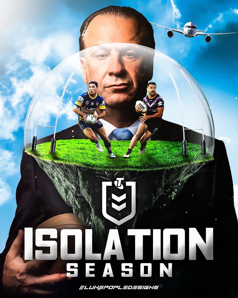 lukepopledesign's tweet photo. ISOLATION SEASON is coming soon! 
I cannot wait for the @nrl season to start back up again on the 28th of May! https://t.co/95avjwiPpS