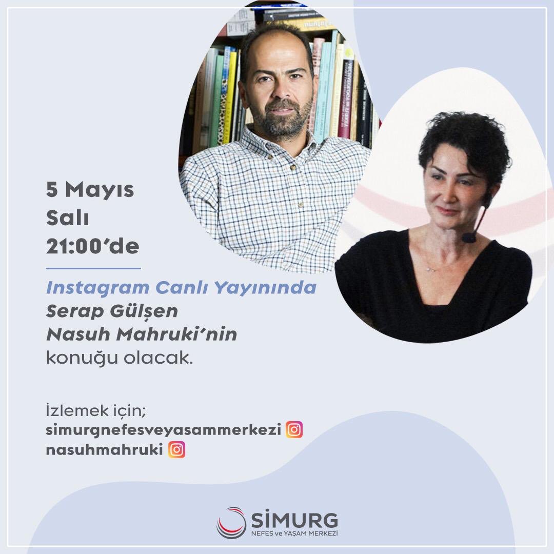 simurgnefes's tweet photo. 05 Mayıs Salı 21:00’de
Serap Gülşen, Nasuh Mahruki’nin Instagram Canlı Yayınında konuğu olacak.
İzlemek için;
👉🏼 @ simurgnefesveyasammerkezi
👉🏼 @ nasuhmahruki

#SİMURGNefesveYaşamMerkezi
#SerapGülşen
#NasuhMahruki
#InstagramCanlıYayın https://t.co/4CQ4qs7kEz