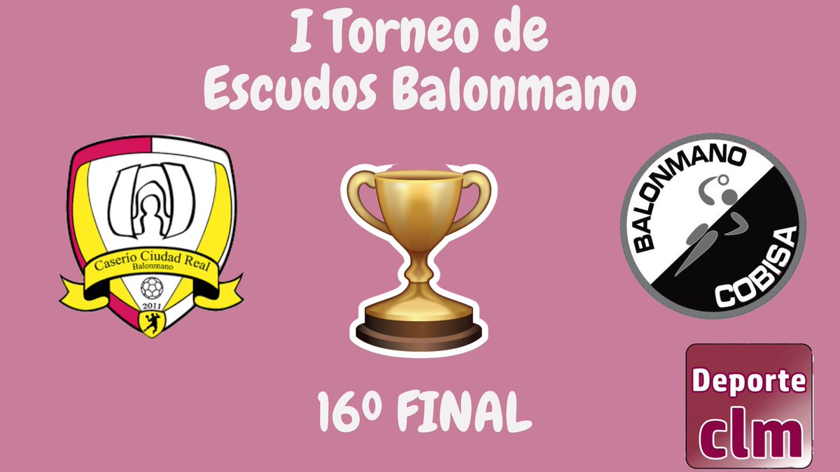 🧐¿Cuál es el escudo que más te gusta? 

<a href="/BM_Caserio/">Balonmano Caserío Ciudad Real</a>   - <a href="/BMCobisa/">Balonmano Cobisa</a> 

✅VOTA en la ENCUESTA del TUIT  ⬇️⬇️⬇️
#ITorneoEscudosBalomanoDeporteCLM