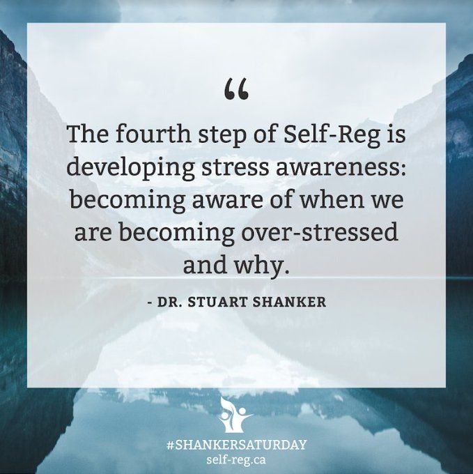 This is an important step for #parents. 🌳  Once we are able to recognize and respond to our own stress, we can gain greater calm to share with our children. ☀️ #ShankerSaturday