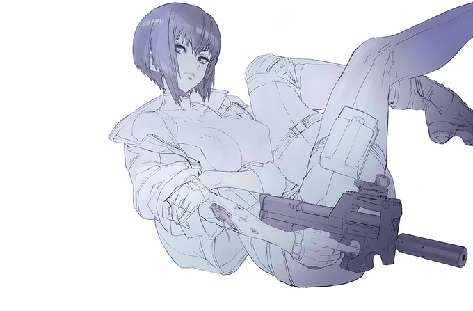 sac2045 下絵線画ラフ 