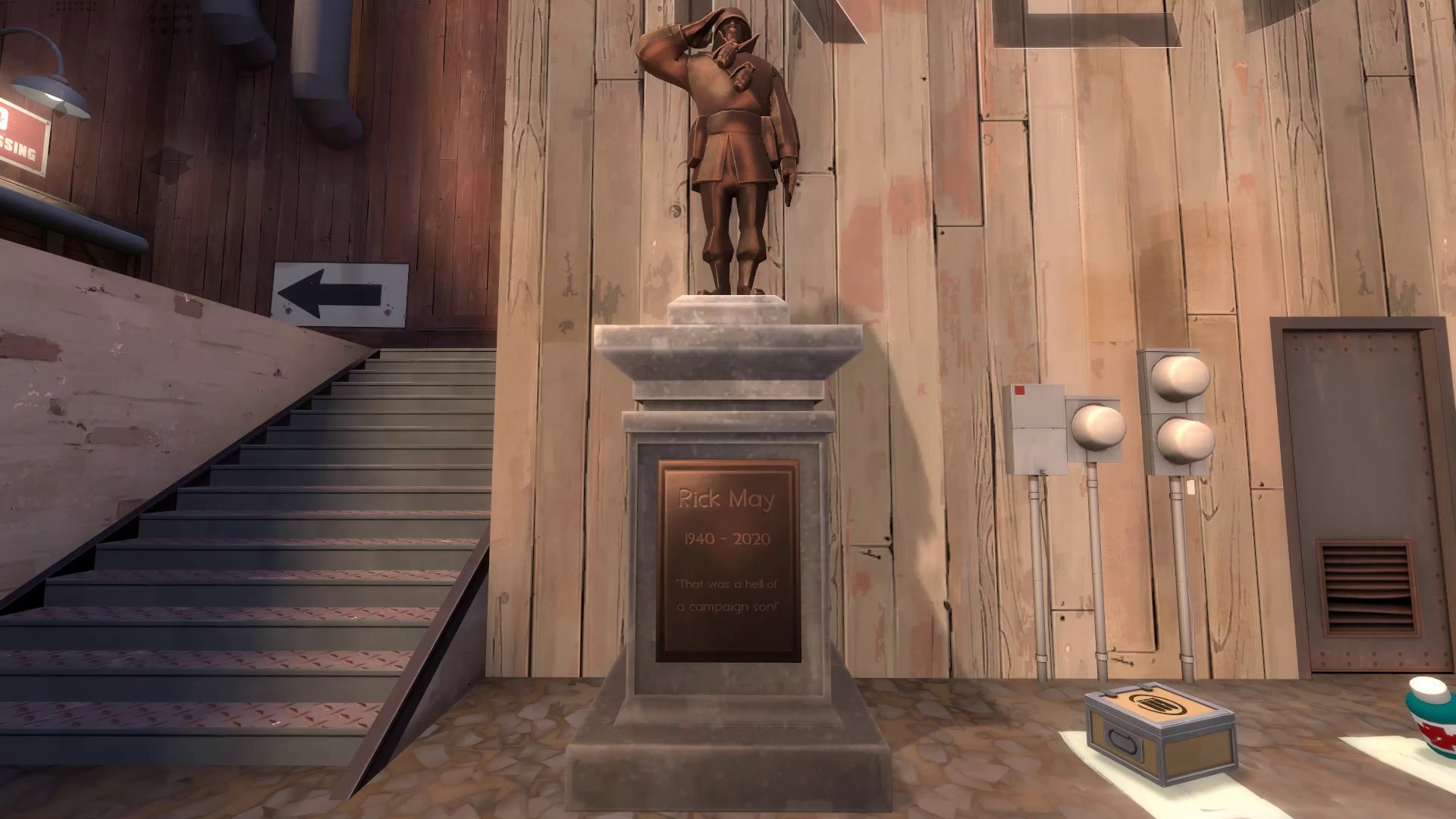 Valentin Cebo on Twitter: "Valve a ajouté une statue en hommage à Rick...