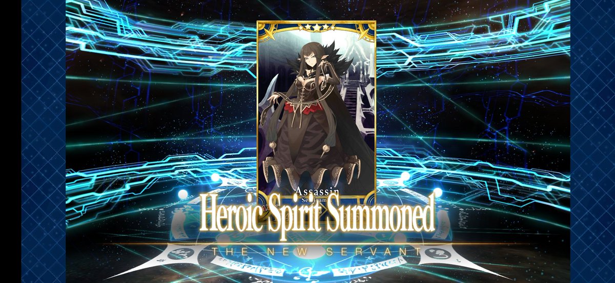 ShinnTypeMoon's tweet photo. Assassin of Red Semiramis, the queen of Assyria answered my call! You are wonderful!๐ค๐โค๏ธ #FGO #FGONA #FateGrandOrder #FateGOUSA #Semiramis #ishere #FateApocrypha #assassin #assassinofred #servant #QueenofAssyria #GardensofBabylon #InheritanceofGlory #FateSeries https://t.co/xoV7i0v39V