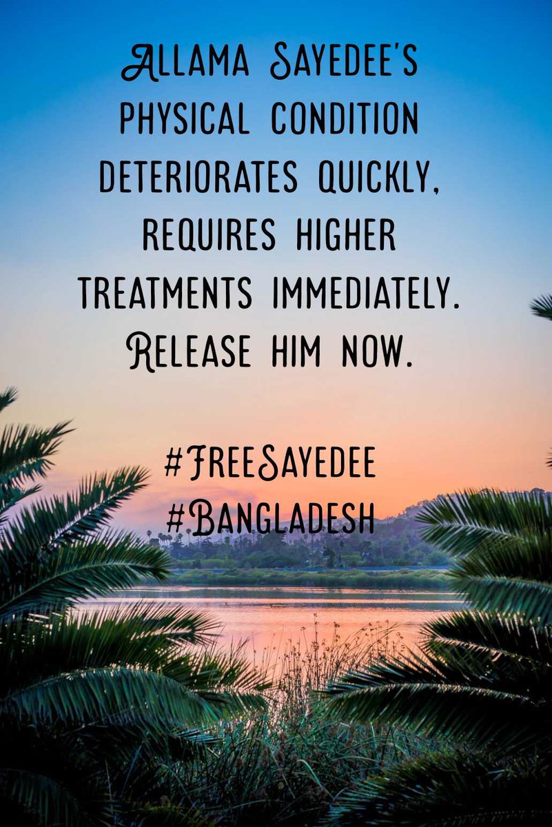 TanhaAzmi's tweet photo. #FreeSayedee
#SaveBangladesh https://t.co/xhKjhIUkGk