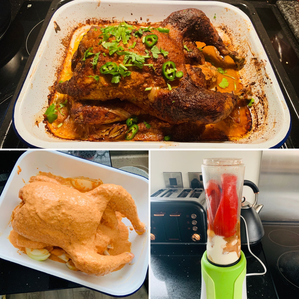 FoodFan87's tweet photo. Whole roasted tandoori chicken. Enough said! https://t.co/bAniuhb2hW https://t.co/n23r1I10fG