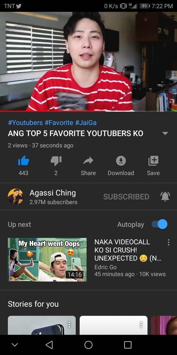itsmeealexander's tweet photo. @AgassiChing @AgassiChing  Para saken kayo lang ni ate @jaiyieee  ang favorite youtubers ko dahil kayo ang nagbibigay ng entertainment at kilig sa aming lahat❤️
Done watching na idol❤️
#Jaiga https://t.co/GOn4VSN0jg