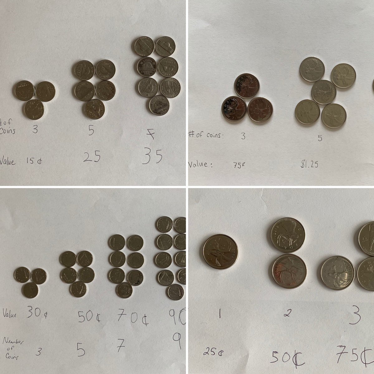 ArtOfMathEd's tweet photo. Pirate Day 4: Patterning with Coins! Raid your treasure chest (or draw/use coin rubbings) to create growing patterns using the SAME coin value. Track number of coins & the value. What patterns do you notice? Try a decreasing pattern. #ArtofMathEd #ArtofMathEdPirate https://t.co/8BCJQ8gFqC
