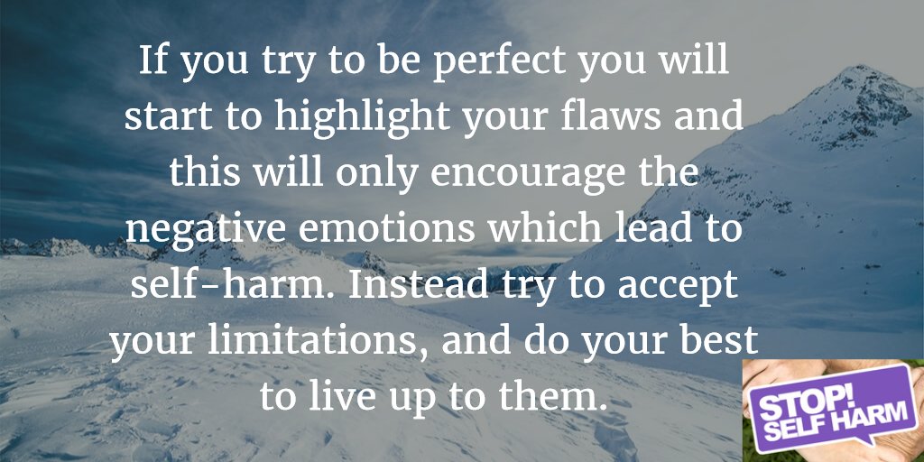 Stop Self Harm tweet media