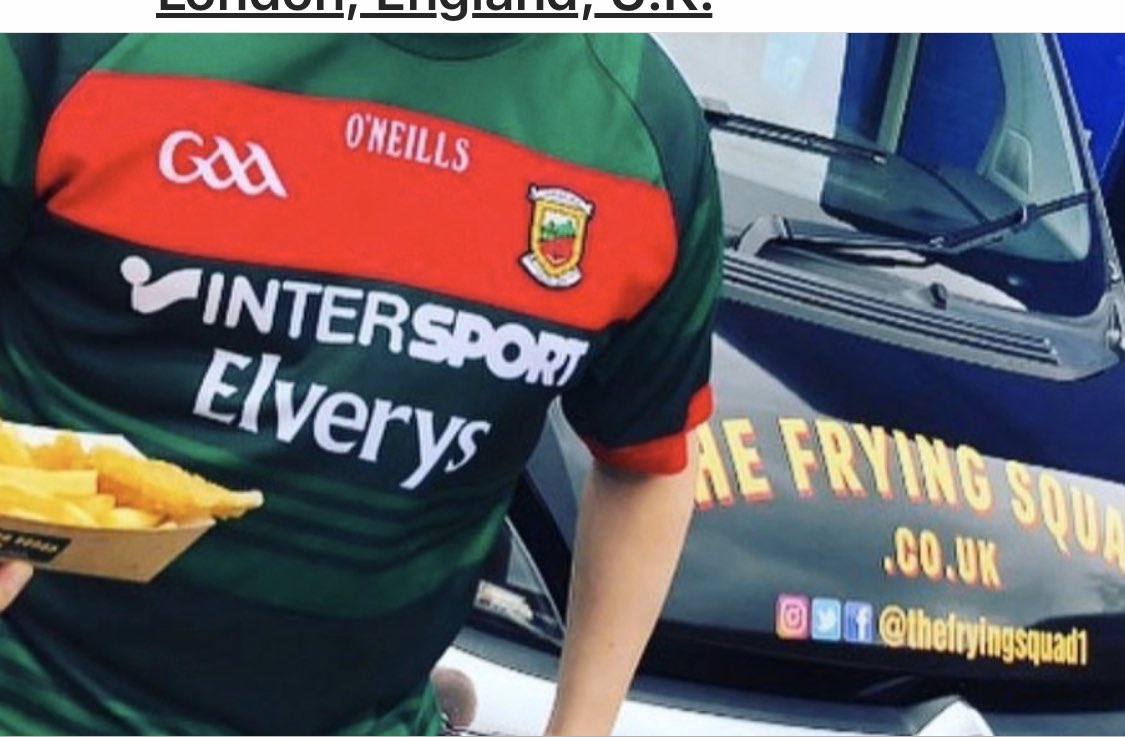 thefryingsquad1's tweet photo. Happy #MayoDay2020 from lockdown London thinking of all our family in beautiful North Mayo today great idea @MayoDotIE https://t.co/rRwXniOm2u