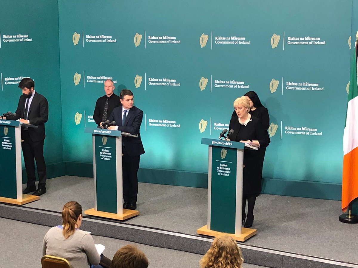 The measures outlined include:

➡️€10k restart grant for micro and small businesses 
➡️3 month commercial rates waiver for impacted businesses
➡️€2bn Pandemic Stabilisation and Recovery Fund 
➡️€2 billion COVID-19 Credit Guarantee Scheme
