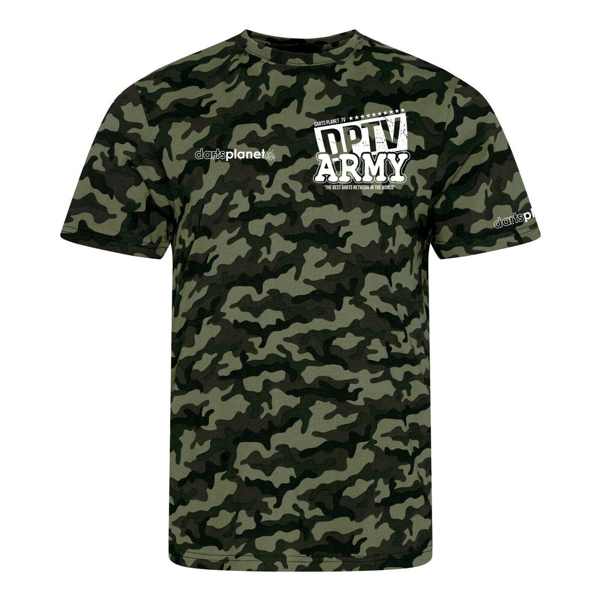 DartsPlanetTV's tweet photo. Which #DPTVARMY T-Shirt Do You Like Best? 

🔁 Retweet For Camo

❤️ Like For Plain 

@Chris180Mason @DazDarts180 #TEAMDPTV https://t.co/F2bqI1WTna
