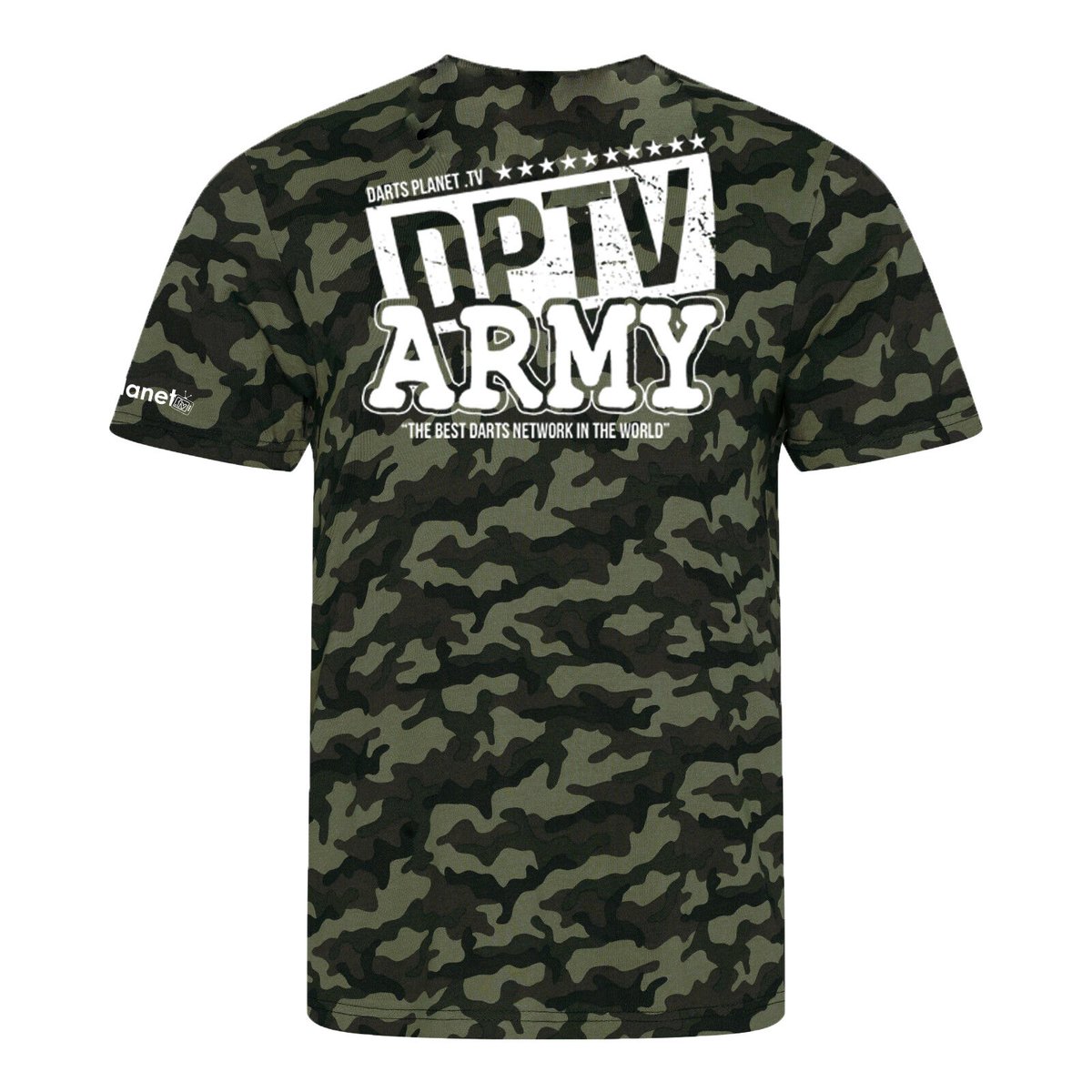 DartsPlanetTV's tweet photo. Which #DPTVARMY T-Shirt Do You Like Best? 

🔁 Retweet For Camo

❤️ Like For Plain 

@Chris180Mason @DazDarts180 #TEAMDPTV https://t.co/F2bqI1WTna